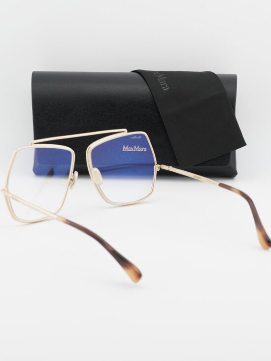 Max Mara MM5118-B 032 Square Eyeglasses - Gold 58mm